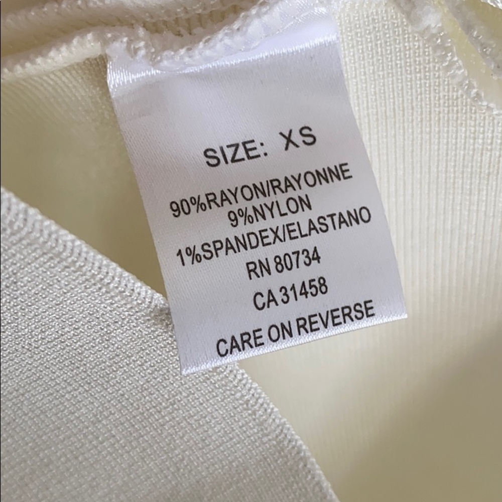 White bandage bodycon dress - Picture 7 of 7
